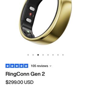 Gen 2 Gold Smart Ring